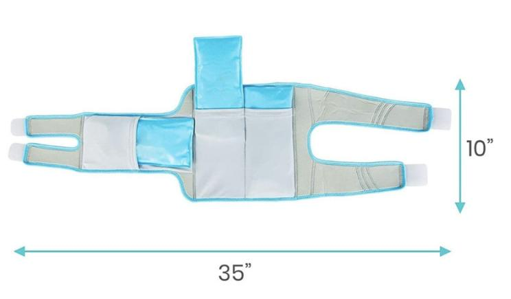 Envolturas de gel de hielo de rodilla para terapia caliente y fría