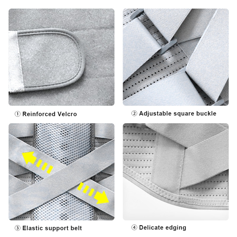 Placa de aluminio de soporte lumbar