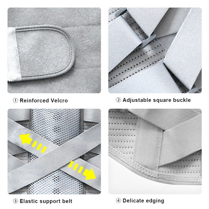 Placa de aluminio de soporte lumbar