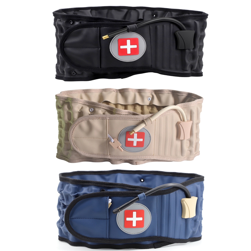 Soporte lumbar inflable