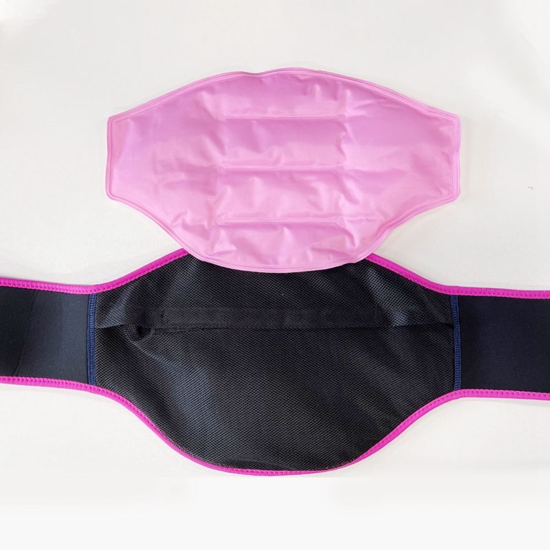 Cinturón de cintura con gel de terapia fría caliente