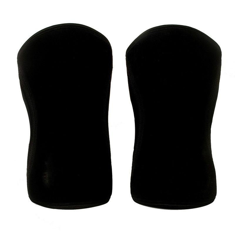 Mangas de rodilla de neopreno de 7 mm para levantamiento de pesas de pesas