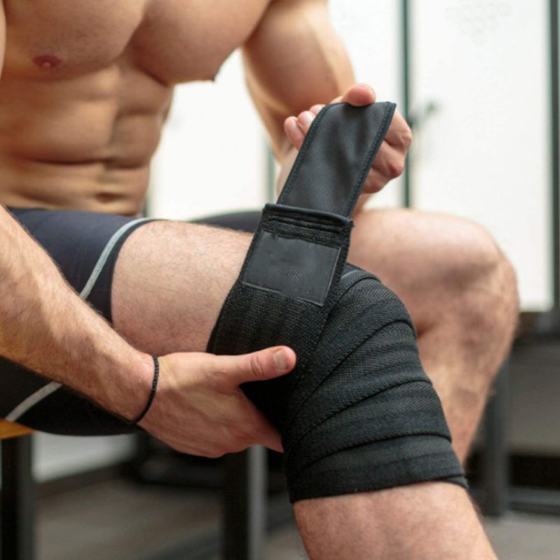 Envolturas de rodilla de levantamiento de pesas