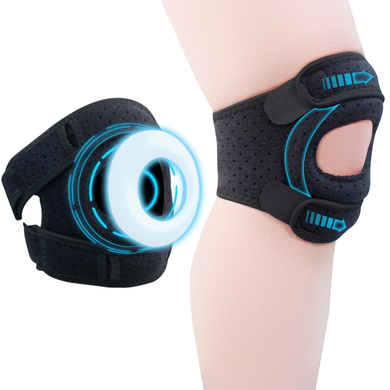 Soporte de la rodilla con almohadilla de silicona