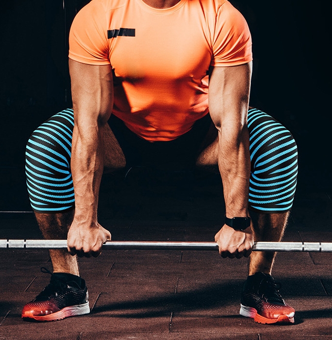 Envolturas de rodilla para el entrenamiento de levantamiento de pesas