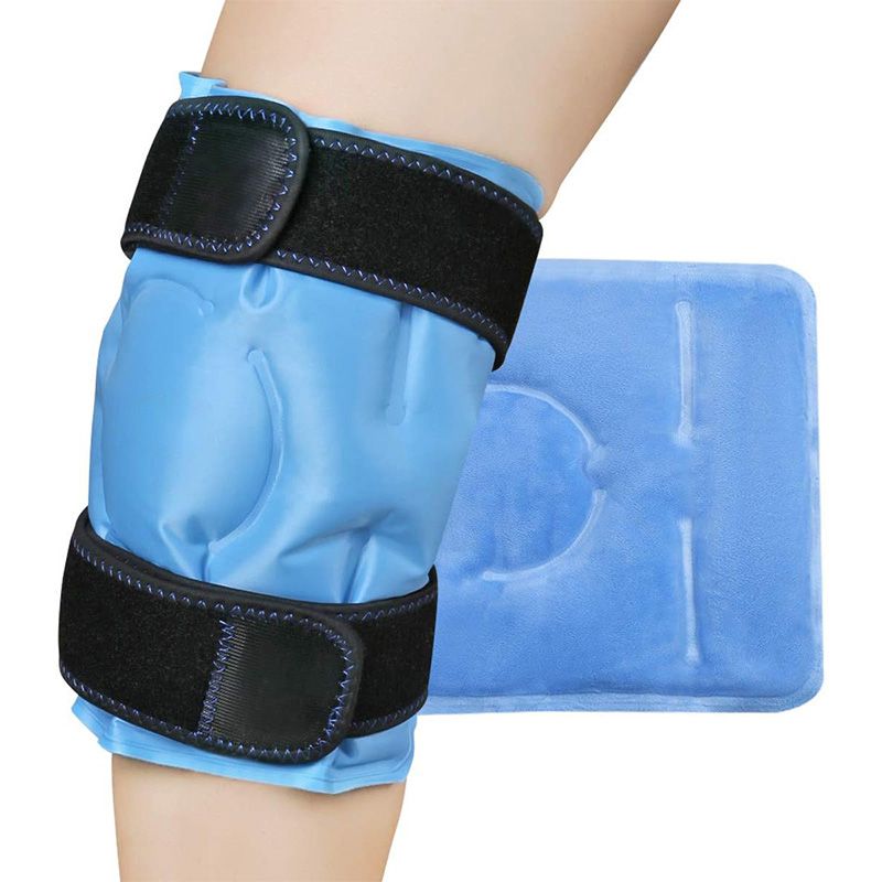 Envolturas de gel de hielo de rodilla para terapia caliente y fría