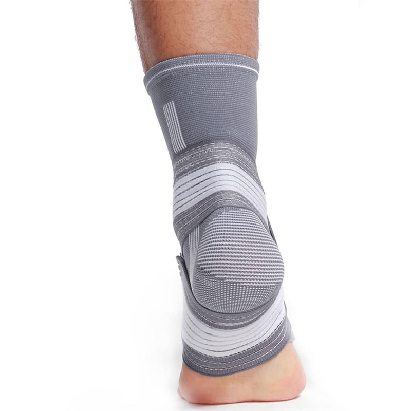 Soporte de tobillo de punto transpirable con correas ajustables