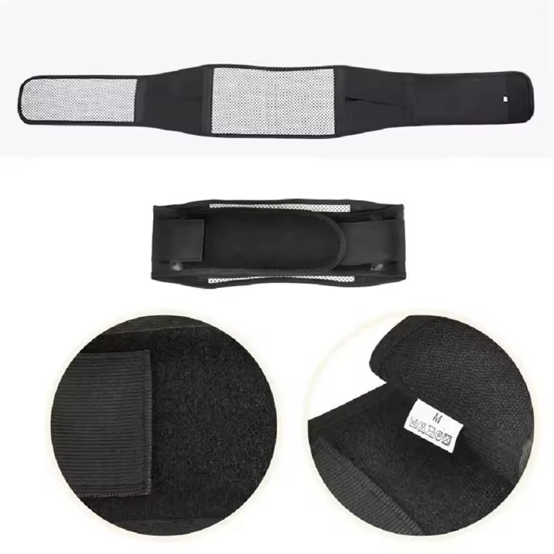 Correa de soporte de retroceso magnético de turmalina/cinturón de soporte de retroceso autoalimentado