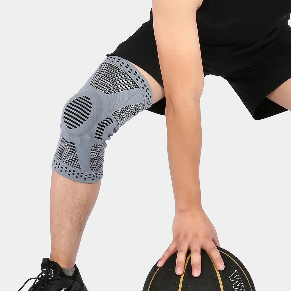 Estrata de rodilla con estabilizadores laterales Pad de silicona