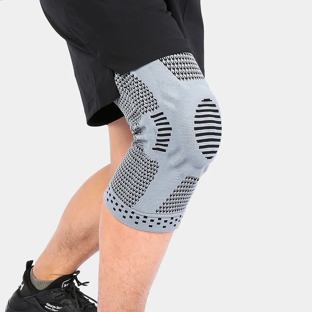 Estrata de rodilla con estabilizadores laterales Pad de silicona